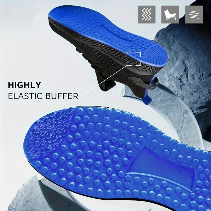 SPIEZ Unisex Safety Shoes With Composite Toe Cap, Puncture Proof Breathable Work Shoes For Women, Slip On Fashion Sneakers For Work And Daily Wear