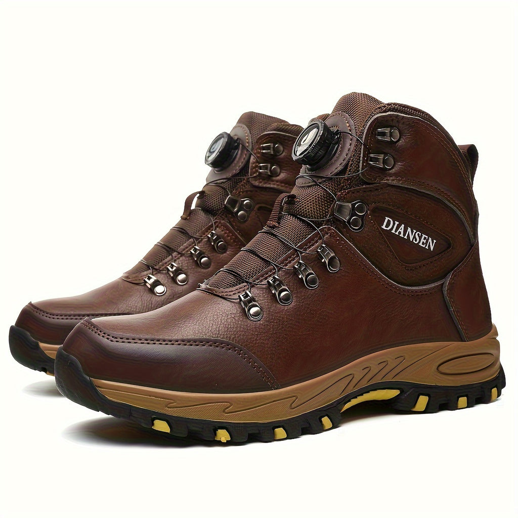 Men'S Steel Toe & Puncture Proof Breathable Work Boots - Non-Slip Lace-Up Safety Shoes with Durable Rubber Sole, Ergonomic Design & Cushioned Insole for Outdoor Hiking, Training, Casual Wear, Steel Toe Boots, Hiking Footwear,