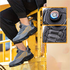 New Work Sneakers Protective Shoes Safety Industrial Puncture-Proof Anti-smash Steel Toe Shoes Men Safety Shoes Women Work Shoes