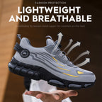 Buttoned Anti-Crush, Anti-Puncture, Comfortable, Breathable And Protective Safety Shoes
