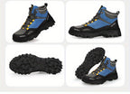 GUYISA Steel Head Men'S Steel Ladle Head Anti Smash, Anti stab, Wear resistant, Comfortable Soft Bottom Four Seasons Professional Safety Shoes