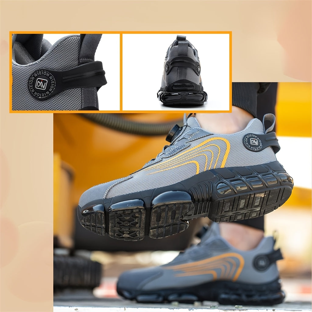 New Work Sneakers Protective Shoes Safety Industrial Puncture-Proof Anti-smash Steel Toe Shoes Men Safety Shoes Women Work Shoes
