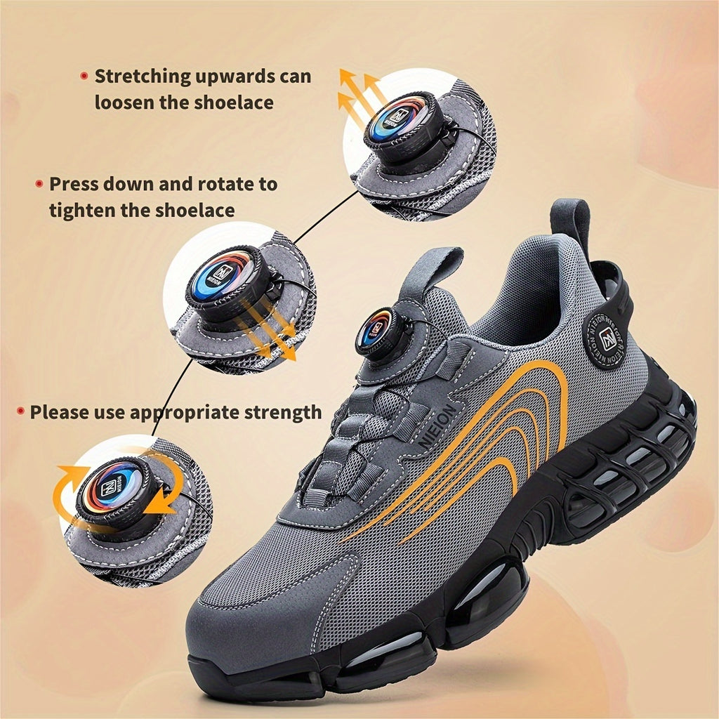 New Work Sneakers Protective Shoes Safety Industrial Puncture-Proof Anti-smash Steel Toe Shoes Men Safety Shoes Women Work Shoes