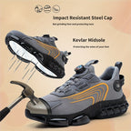 New Work Sneakers Protective Shoes Safety Industrial Puncture-Proof Anti-smash Steel Toe Shoes Men Safety Shoes Women Work Shoes