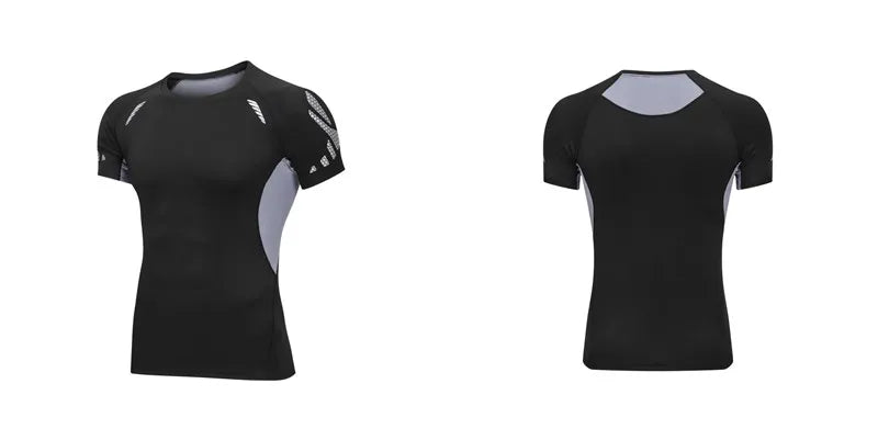 Short Sleeve Gym Shirt for Men, Workout Tees, Sport T Shirt, High Quality, Running Shirt, Fitness Sportswear, On Promotion