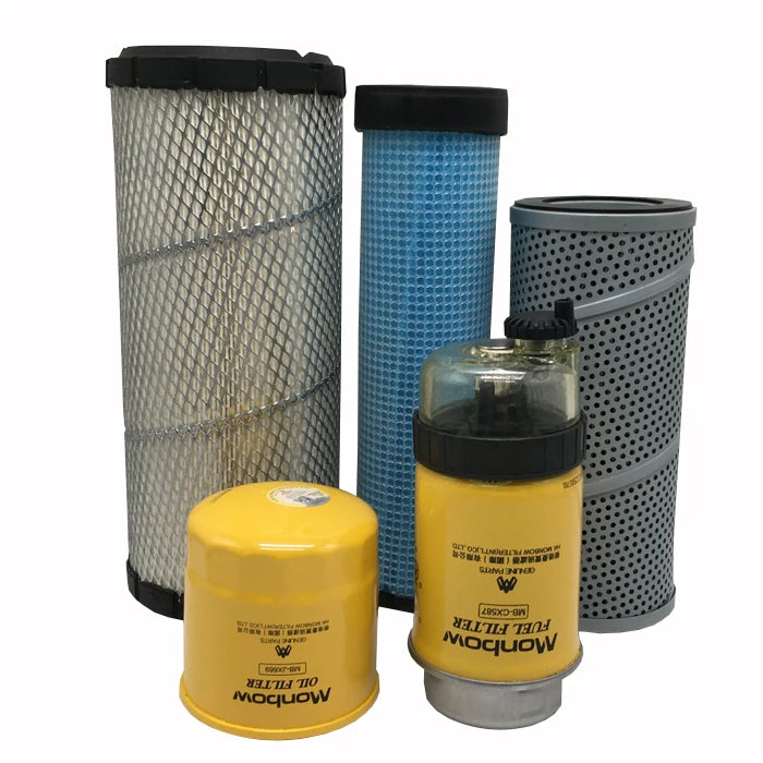 For Excavator CAT Caterpillar E305.5 306 307E2 Air Filter Element Oil Filter Element Diesel Filter Element Accessories