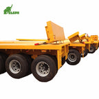 40Ft 60 Tons Flat Bed Trailer Container 3/4 Axles Flatbed Trailers With Suspension