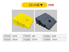 Portable Car Wheel Driveway Ramps Anti-Slip Wheel Chock Heavy Duty Threshold Ramp Kit For Car Trailer Truck Bike Accessories