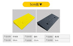 Portable Car Wheel Driveway Ramps Anti-Slip Wheel Chock Heavy Duty Threshold Ramp Kit For Car Trailer Truck Bike Accessories