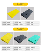 Portable Car Wheel Driveway Ramps Anti-Slip Wheel Chock Heavy Duty Threshold Ramp Kit For Car Trailer Truck Bike Accessories