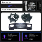 Headlight Car For Great WEY Tank 300 2021-2024 автомобильные товары Lens Hella Hid H7 12V LED DRL Xenon Car supplies Accessories