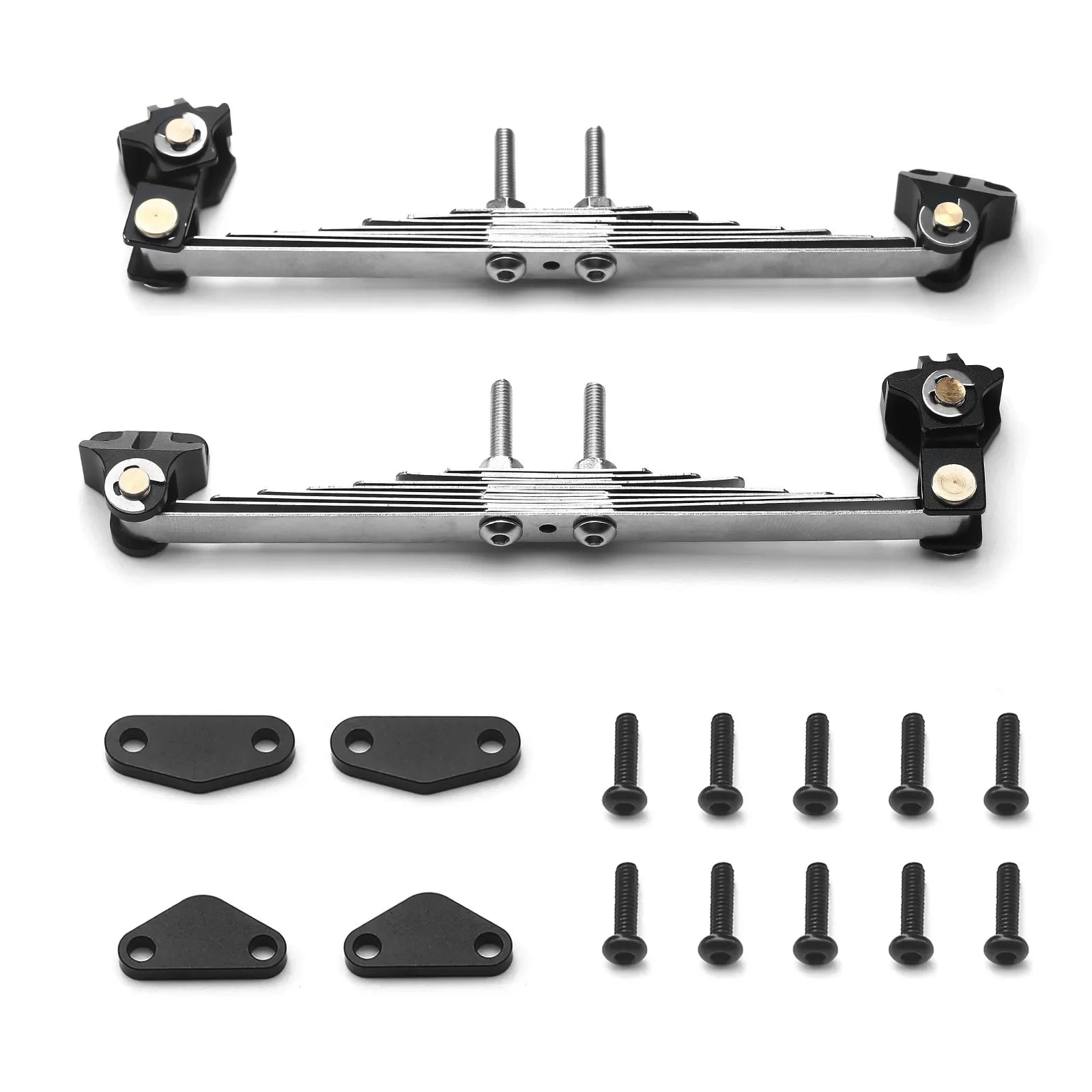 Steel Shock Absorber Suspension Leaf Spring Lifting Lug Set for 1/14 Tamiya RC Tractor Trailer Truck Model Car Upgrade Parts