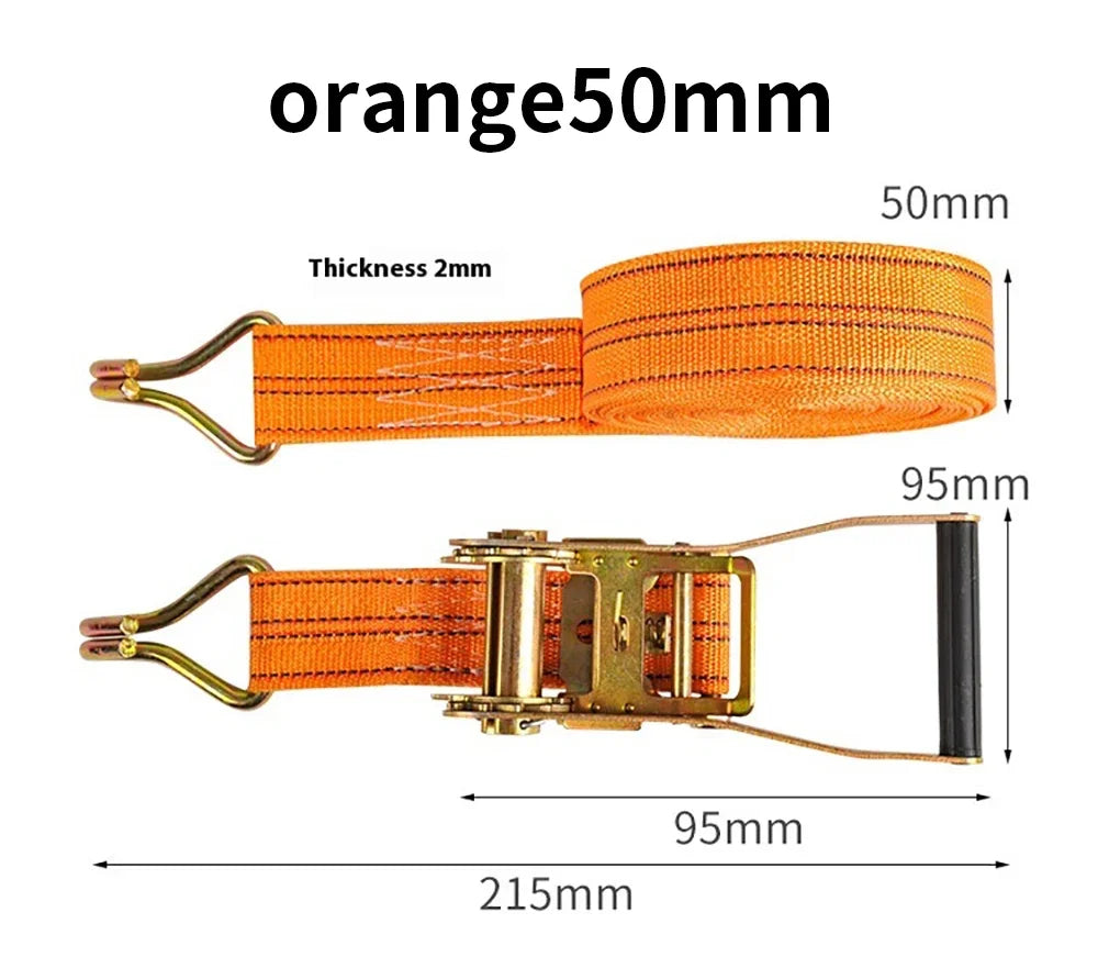 Ratchet Straps 1/3/5/10 Meter Claw Lorry Lashing Handy Straps Thickened Car Strapping Belt Tensioner Binding Strapping Tensioner