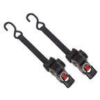2 Pack Bolt-On Retractable Ratchet Straps Stainless Steel Ratchet Tie Down Straps Heavy Duty Auto Retracting Ratchet Straps