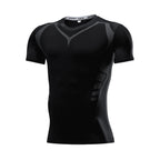 Short Sleeve Gym Shirt for Men, Workout Tees, Sport T Shirt, High Quality, Running Shirt, Fitness Sportswear, On Promotion