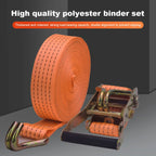 40mm Heavy Duty Ratchet Tie Down, 6/8/10M Truck Strapping, Binding Strap Rope with Tensioner for Secure Fastening Tow Strap