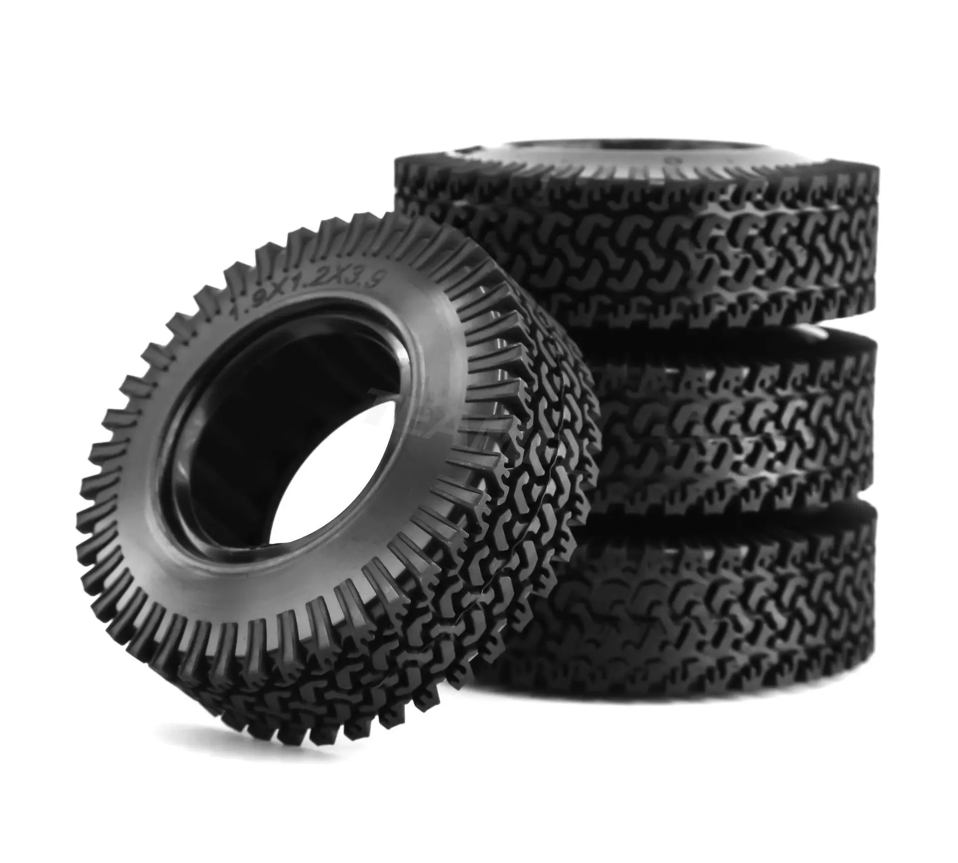 RC TRUCK 1.9" Rock Crawler Tires 98mm Tyre For 1/10 Off Road AXIAL SCX10 II III CAPRA TRAXXAS TRX-4 RGT MST RC4WD D90 WHEEL
