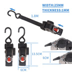 2 Pack Bolt-On Retractable Ratchet Straps Stainless Steel Ratchet Tie Down Straps Heavy Duty Auto Retracting Ratchet Straps