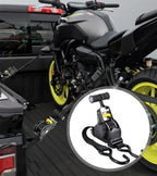 Automatic Ratchet Strap Retractable Tensioner Strap Luggage Cargo Tie-Down Rope Motorcycle Strap Fastening Polyester Strap
