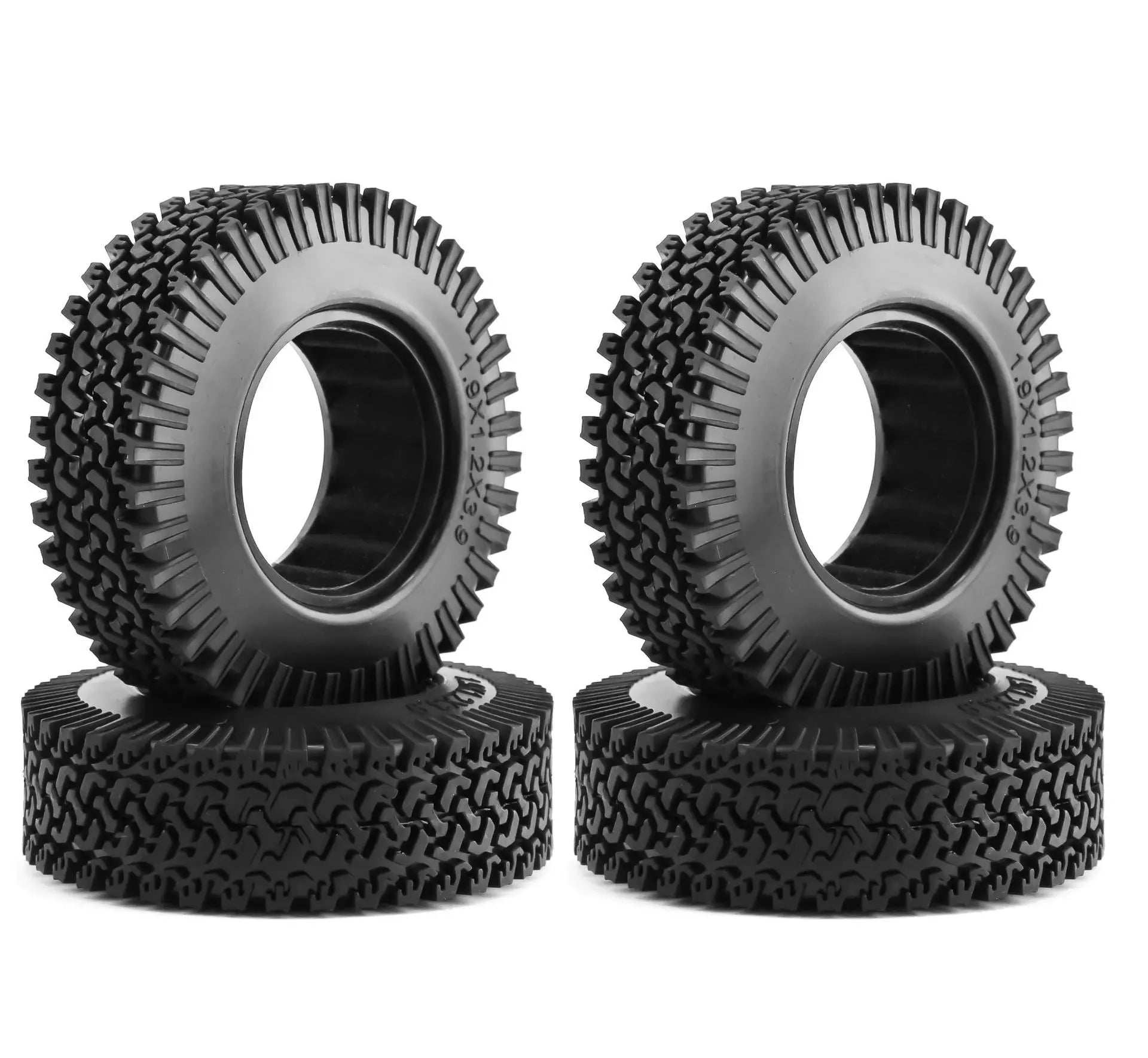 RC TRUCK 1.9" Rock Crawler Tires 98mm Tyre For 1/10 Off Road AXIAL SCX10 II III CAPRA TRAXXAS TRX-4 RGT MST RC4WD D90 WHEEL
