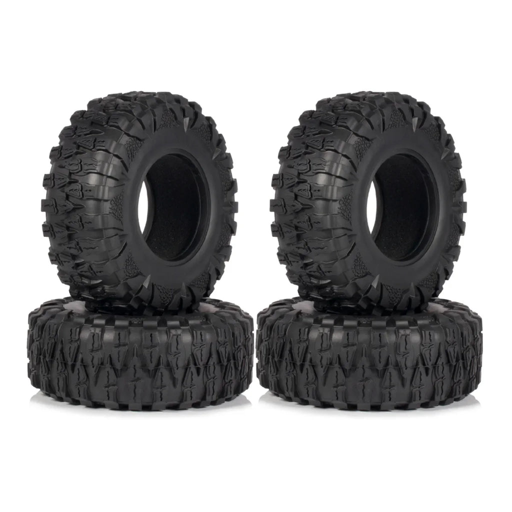 2.2'' Crawler Tires 120*45mm Rubber Tyre for 1/10 RC Trucks Car SCX10 II Capra Wraith TRX4 D90 CC02 RGT 86190 AXX4 YK4103 ZP1001