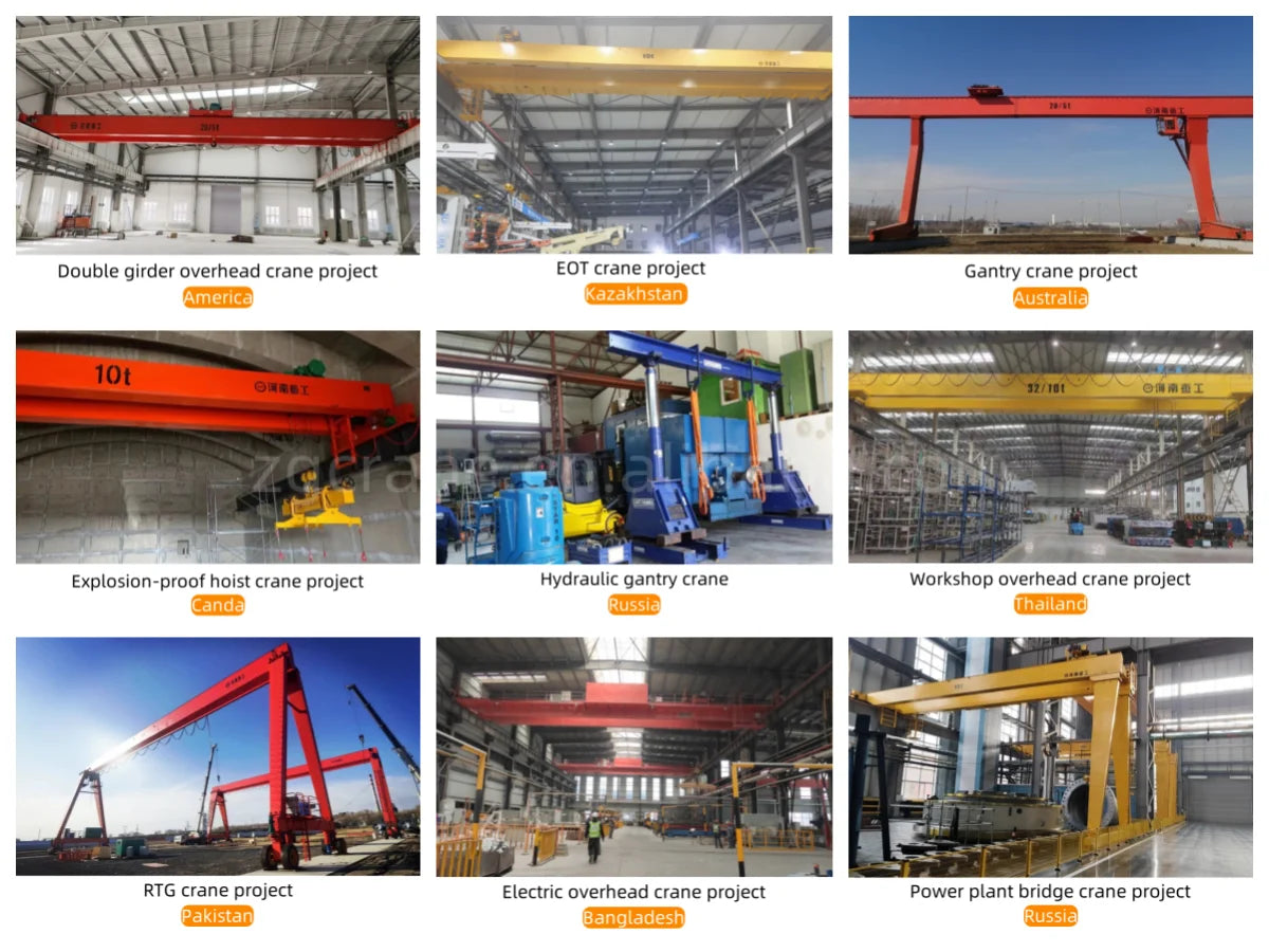 Chain hoists Cranes Electric material hoists for construction