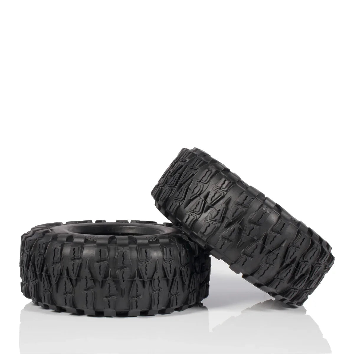 2.2'' Crawler Tires 120*45mm Rubber Tyre for 1/10 RC Trucks Car SCX10 II Capra Wraith TRX4 D90 CC02 RGT 86190 AXX4 YK4103 ZP1001