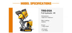 TOROS Ce Epa Certification 500Kg 800Kg Mini Dump Trucks Mining Sit Dumper Truck With 4X4 Tipper Customized Truck Dumper For Sale