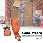 40mm Heavy Duty Ratchet Tie Down, 6/8/10M Truck Strapping, Binding Strap Rope with Tensioner for Secure Fastening Tow Strap