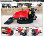 Gasoline Mini Dumper Fast Delivery Small Dump Truck 500 KG Available In Stock Tiny Hydraulic Track Dumper Truck Customized Sale