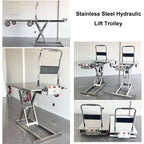300KG Capacity Heavy Duty Folding Hand Truck Durable Utility Cart for Moving Electric Hand Truck Hydraulic Lift Table Cart