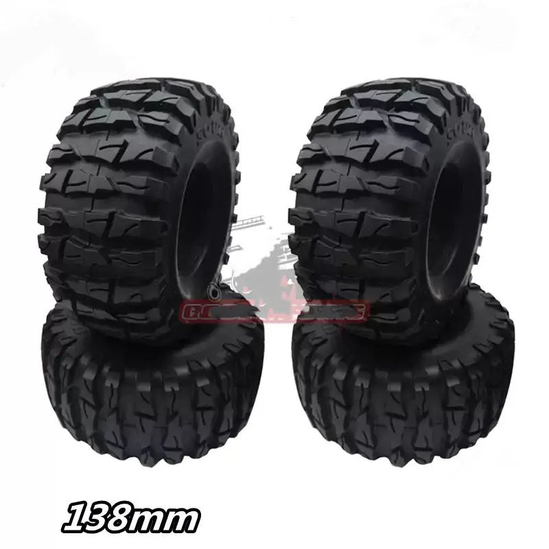 RC Crawler Tyre 138mm 2.2" Rock Terrain Truck Tires Foam Insert Fit Axial SCX10 Capra Wraith RR10 Bomber SMT10 RBX10 T4 TRX6