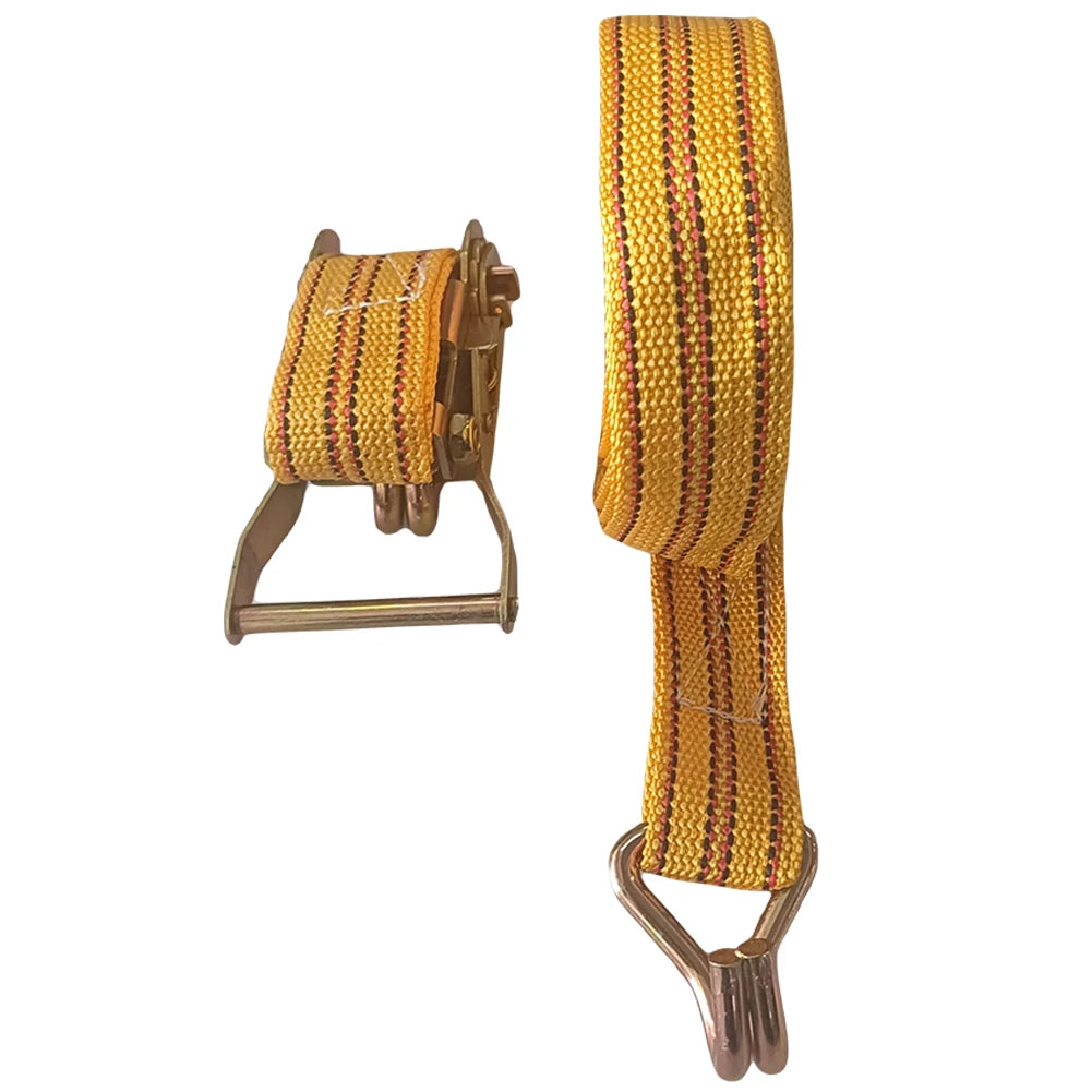 Double Hook Cargo Straps Thickened Ratchet Straps Universal Retractor Tie Down Straps Car Truck Strapping Rope Fastener Belt