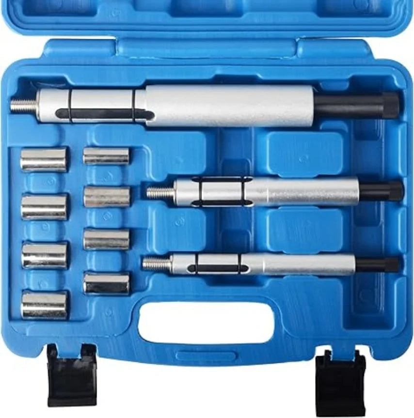 Clutch Alignment Tool Kit, 11pc Universal Clutch Centering Tool Set for Clutch Disc Alignment, Heavy Duty Metric Clutch Plate Al