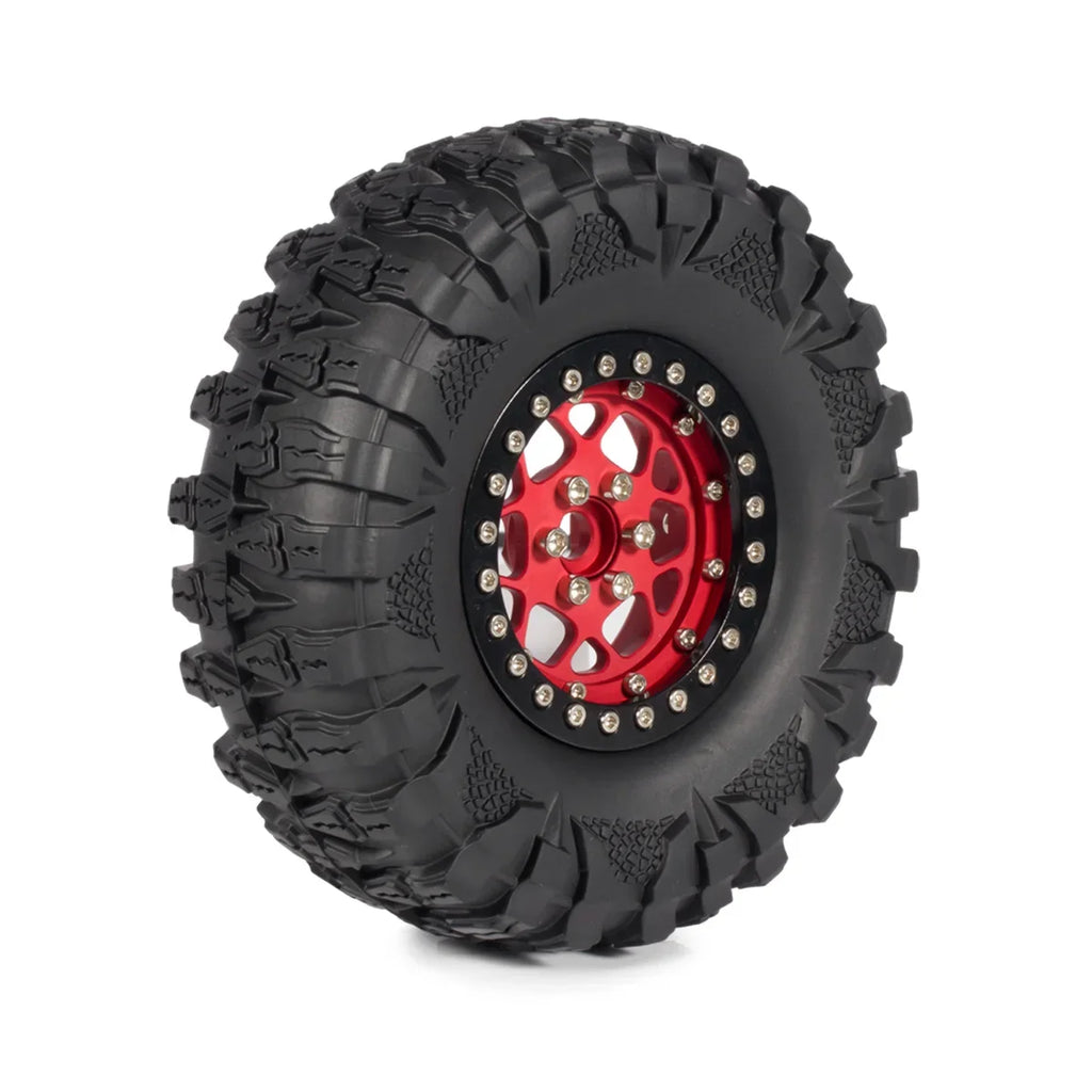 2.2'' Crawler Tires 120*45mm Rubber Tyre for 1/10 RC Trucks Car SCX10 II Capra Wraith TRX4 D90 CC02 RGT 86190 AXX4 YK4103 ZP1001