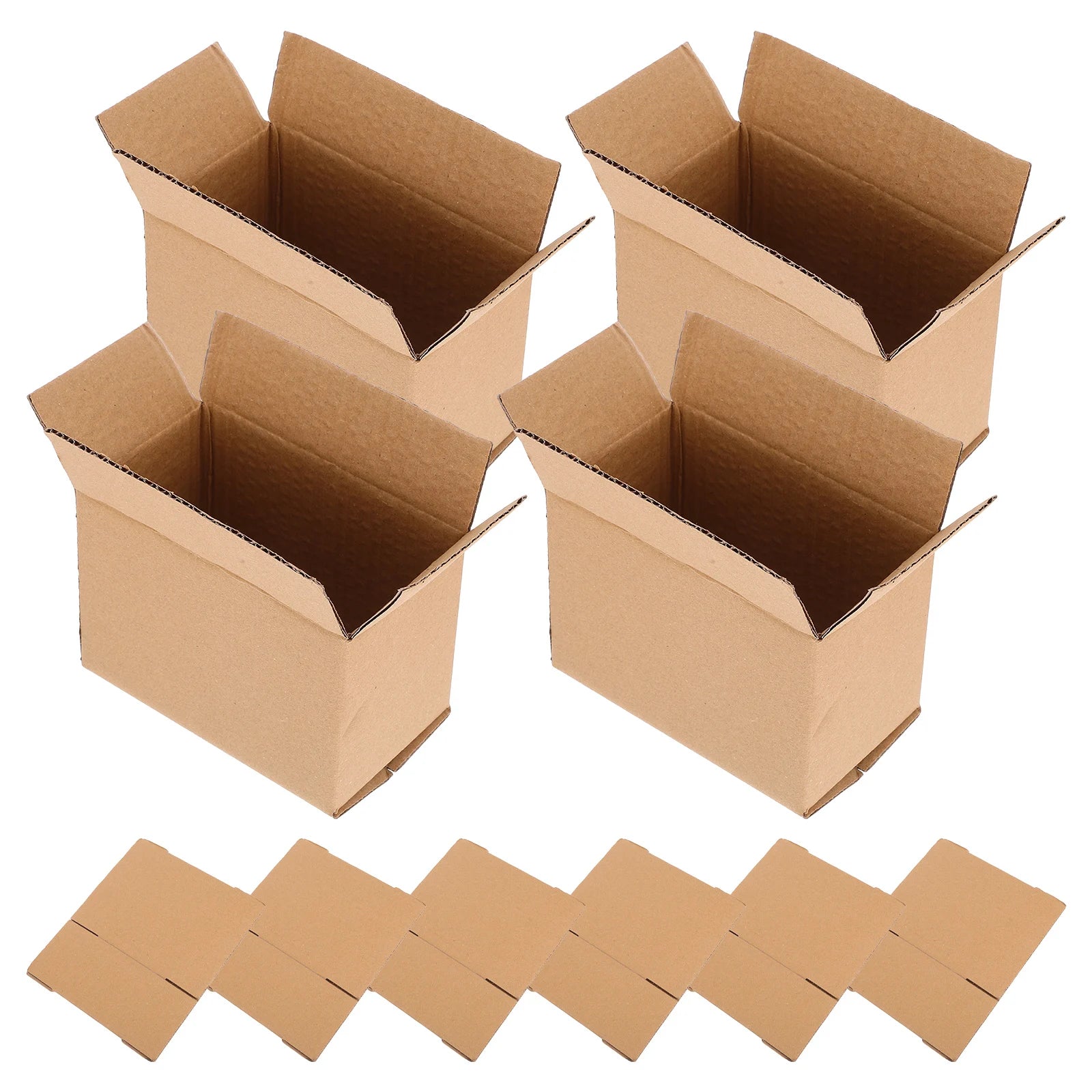 10 Pcs Corrugated Packaging Boxes Moving Carton Shipping Cardboard Reusable Safe Packing Mailing Container