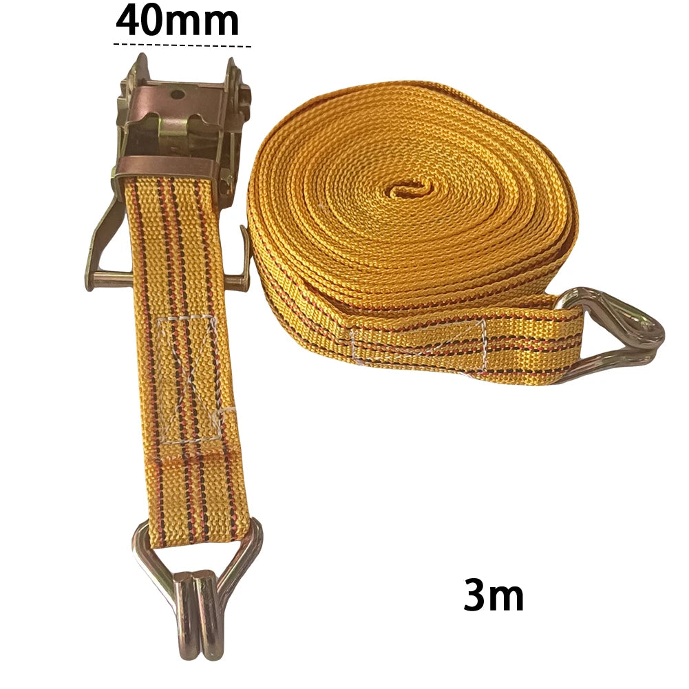 Ratchet Straps 3/6/8/10 Meter Claw Lorry Lashing Handy Straps Thickened Car Strapping Belt Tensioner Binding Strapping Tensioner