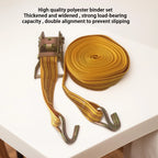 Ratchet Straps 3/6/8/10 Meter Claw Lorry Lashing Handy Straps Thickened Car Strapping Belt Tensioner Binding Strapping Tensioner
