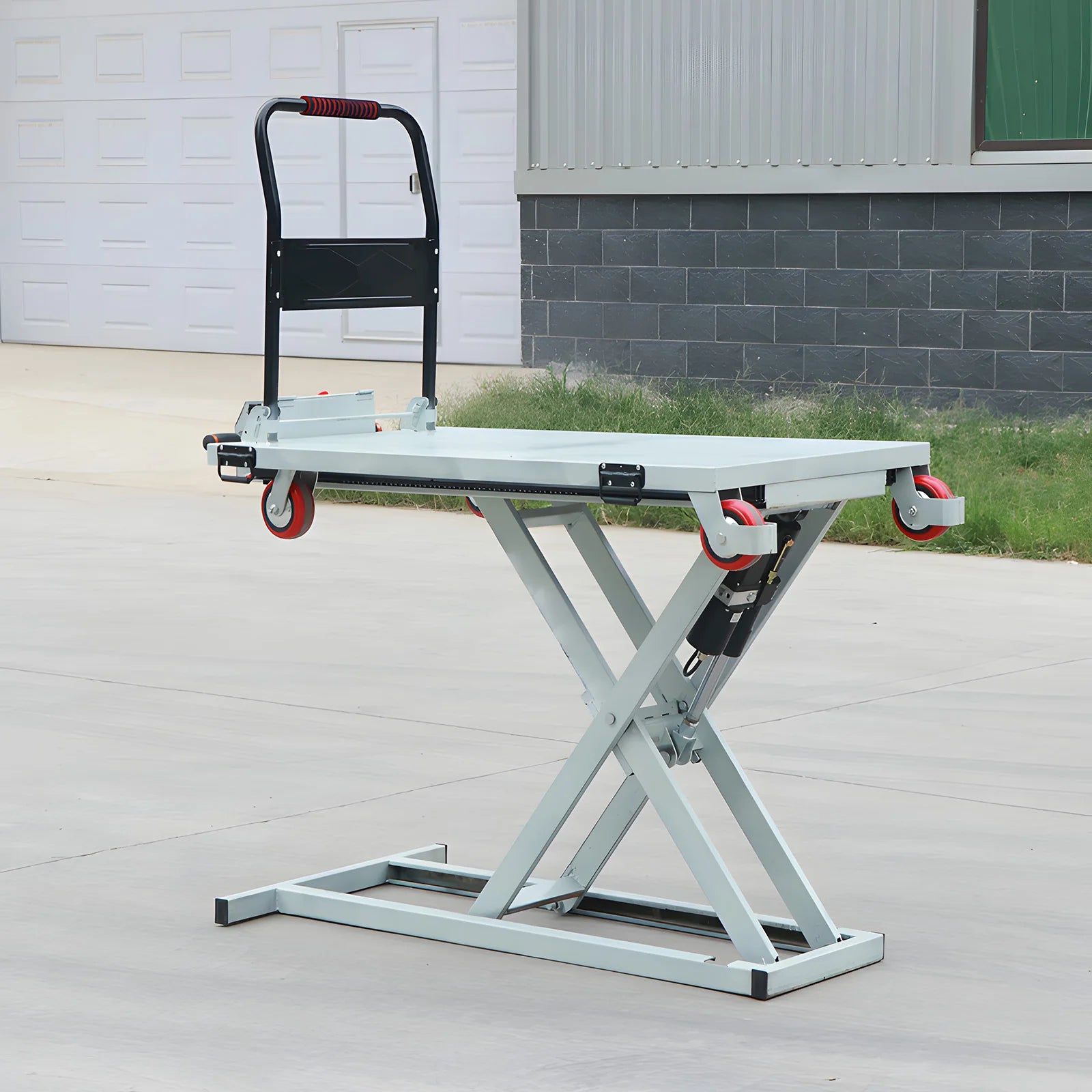 300KG Capacity Heavy Duty Folding Hand Truck Durable Utility Cart for Moving Electric Hand Truck Hydraulic Lift Table Cart
