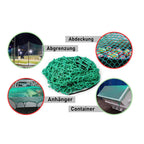 Heavy Duty Bungee Cargo Net 1.5M x 2.2M Carabiners Storage Bag Truck Bed Cargo Net Cargo Net Fit for Trailer Pickup Truck Car