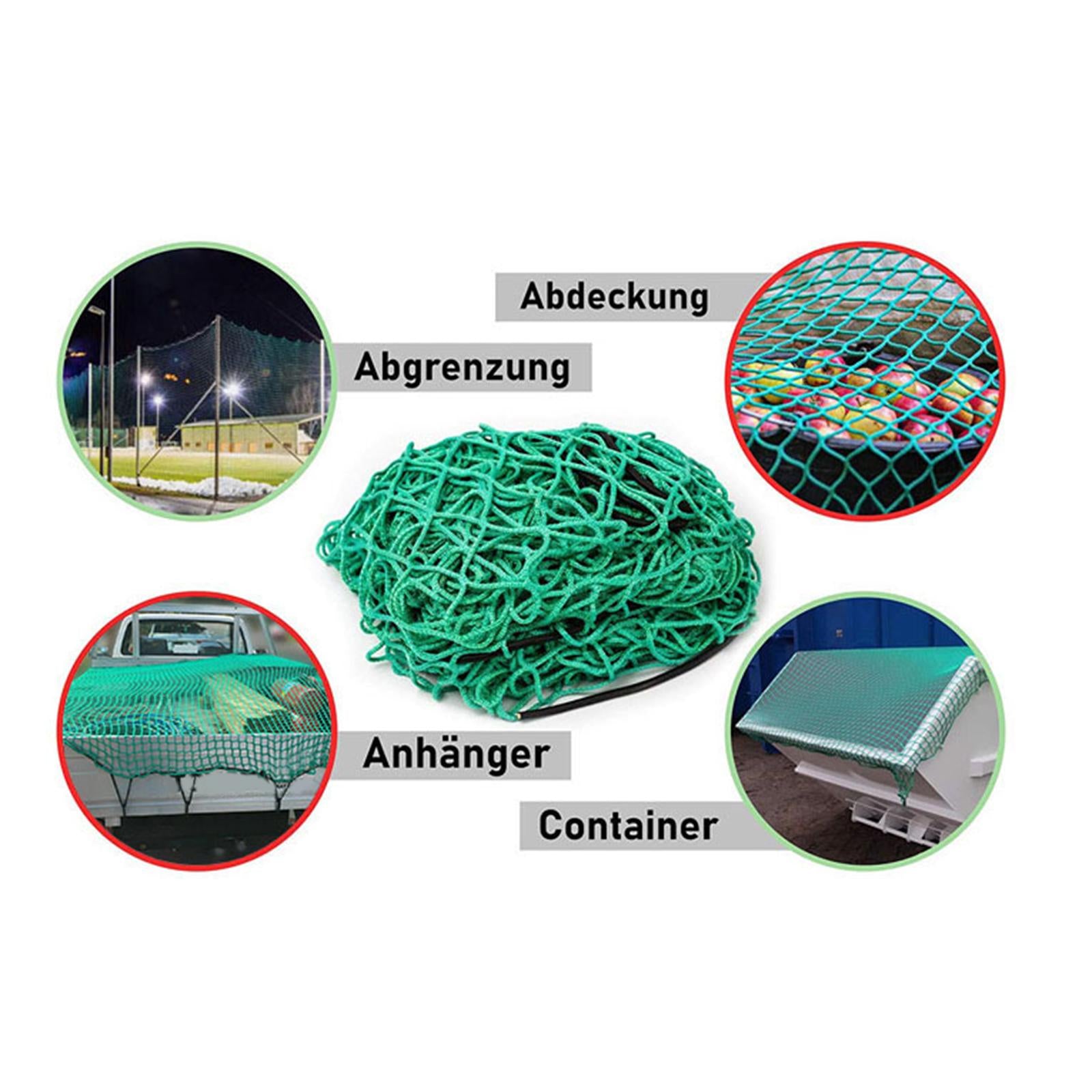 Heavy Duty Bungee Cargo Net 1.5M x 2.2M Carabiners Storage Bag Truck Bed Cargo Net Cargo Net Fit for Trailer Pickup Truck Car