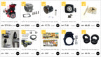 Rc Car All Terrain Wheel Tires Rear or Front Tyre Skin Without Inner Foam for 1/5 HPI ROFUN BAHA ROVAN KM BAJA 5B SS Truck Parts