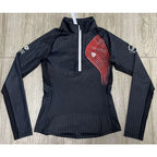 New Fitness Sports Long Sleeve Women's Top Gym Tight Yoga Shirt Quarter Zip Slim Fit Running T Shirt Quick Dry Workout Shirts