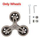 Foldable Trolley Climbing Stairs Cart Upstairs Cargo Transport folded Trolley with Wheels Trailer Truck Moving Tools