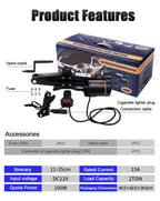 Portable Car Jack 12V Electric Jack Set Household Scissor Jack Equipment Heavy-Duty Electric Tire Change Tool