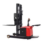 Electric Pallet Stacker 1.5ton Walkie Electric Forklift Full Electric Lift Truck Self Loading Design for Warehouse Aisles