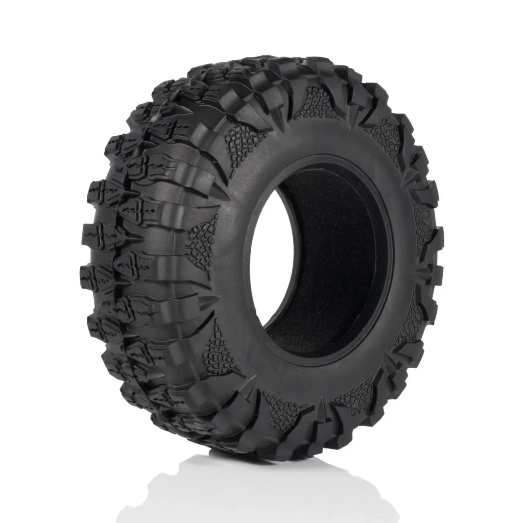 2.2'' Crawler Tires 120*45mm Rubber Tyre for 1/10 RC Trucks Car SCX10 II Capra Wraith TRX4 D90 CC02 RGT 86190 AXX4 YK4103 ZP1001