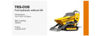TOROS Ce Epa Certification 500Kg 800Kg Mini Dump Trucks Mining Sit Dumper Truck With 4X4 Tipper Customized Truck Dumper For Sale