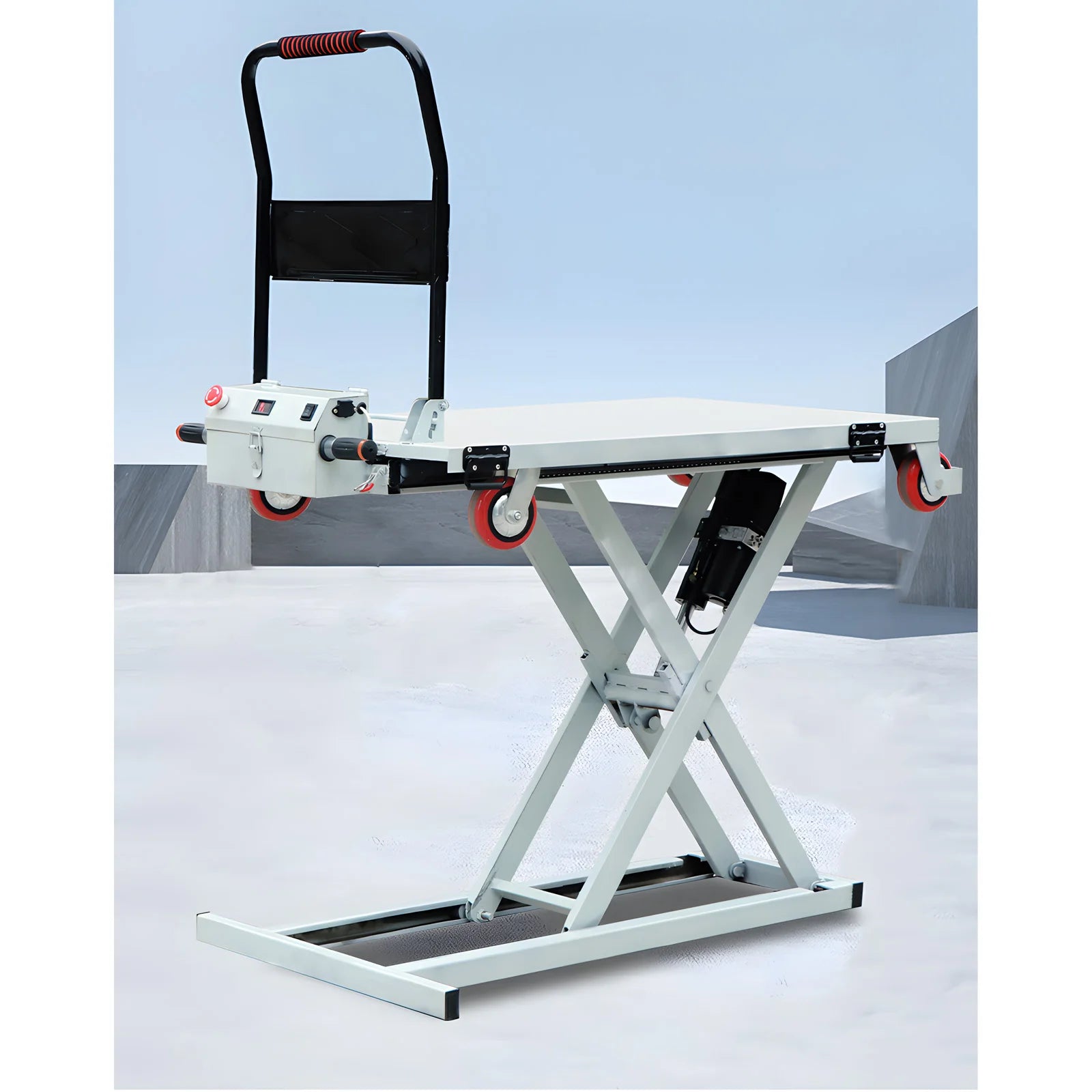300KG Capacity Heavy Duty Folding Hand Truck Durable Utility Cart for Moving Electric Hand Truck Hydraulic Lift Table Cart