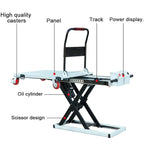 300KG Capacity Heavy Duty Folding Hand Truck Durable Utility Cart for Moving Electric Hand Truck Hydraulic Lift Table Cart